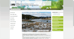 Desktop Screenshot of geographie-muenchen.de